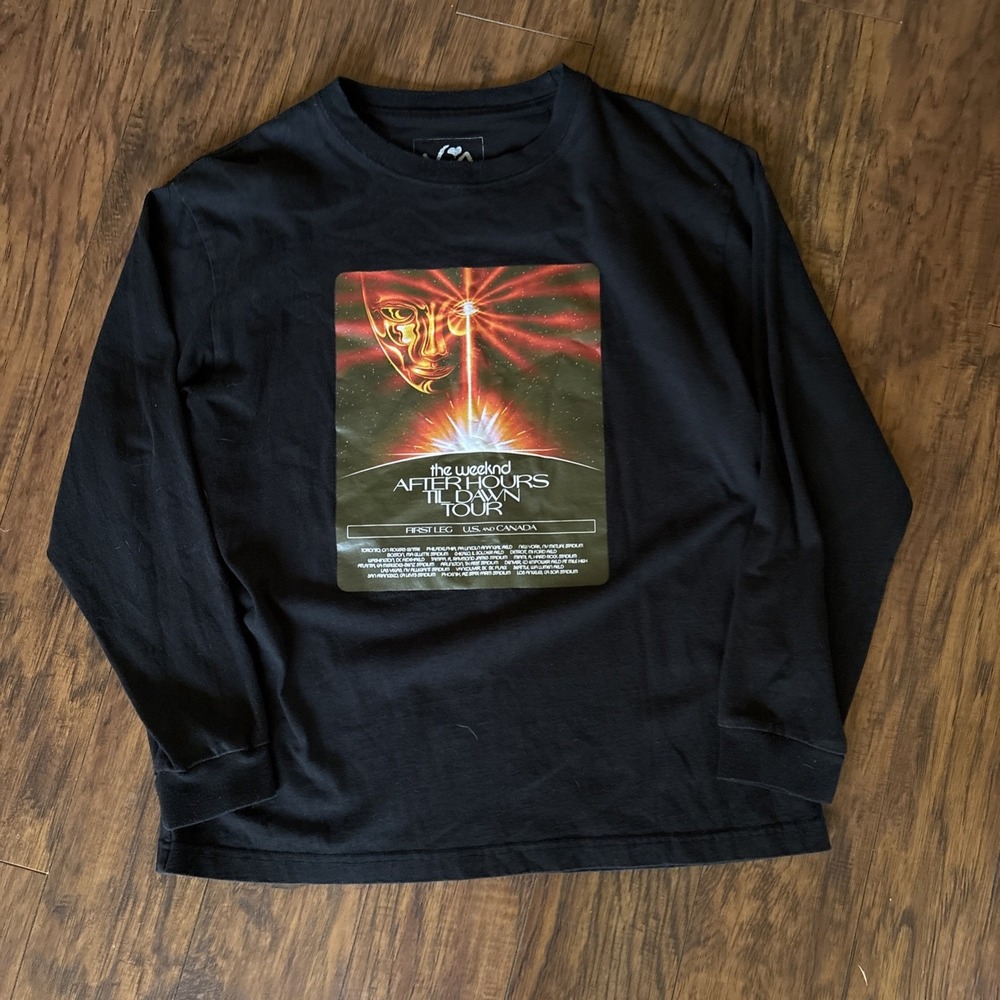 XO The Weeknd After Hour Til Dawn Tour Long Sleeve Shirt - Mens Size M